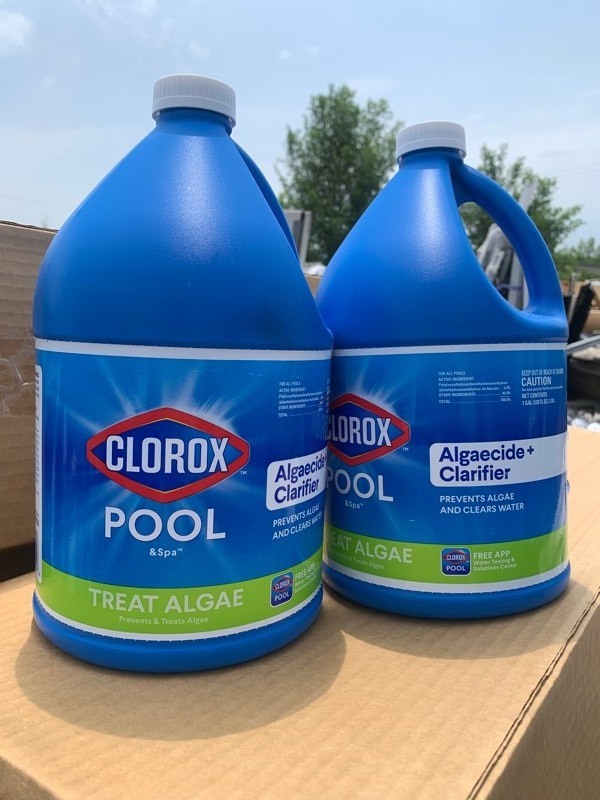 lot 358 image: 2 New Gallon Jugs of Pool & Spa Algaecide Clarifier