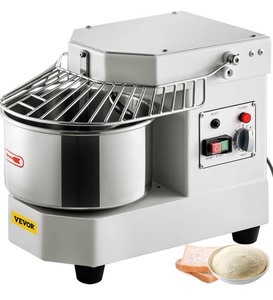 lot 25 image: VEVOR Commercial Food Mixer, 7.3Qt Capacity, 450W Dual Rotating Dough Kneading Machine w Food-grade Stainless Steel Bowl