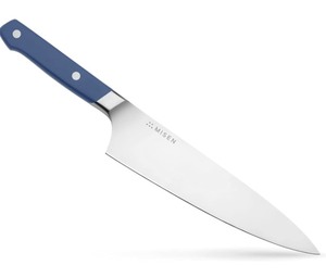 lot 15 image: New Misen Chef Knife - 8 Inch Professional Kitchen Knife - High Carbon Stainless Steel Ultra Sharp Chefs Knife, Blue