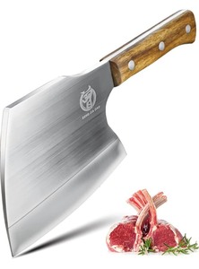 lot 14 image: New BLADESMITH Heavy Duty 6 High Carbon Steel Super Massive Bone Axe Meat Cleaver, 2lbs -7mm Thickness