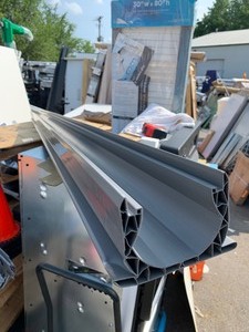 lot 93 image: 1 New Piece of 10x3 NDS Vinyl Channel Drain
