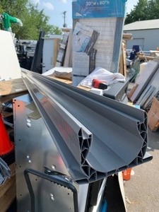 lot 91 image: 1 New Piece of 10x3 NDS Vinyl Channel Drain