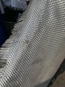 lot 135 image: 1 New 20ft Role of Composites One C1- 24oz Heavy Duty Woven Roving Fiber Glass