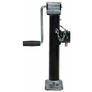 lot 9258 image: CURT 28354 Weld-On Pipe-Mount Swivel Trailer Jack 5 000 lbs. 10 Inches Vertical Travel