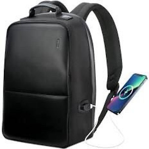 lot 9272 image: BOPAI Anti-Theft Business Backpack 15.6 Inch Laptop Water-Resistant with USB Port Charging Travel Backpack Anti-Glare Functional Rucksack Light-Weight Backpack for Men (15.6 inch, Black)