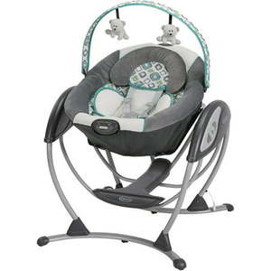 lot 9293 image: Graco Glider LX Gliding Baby Swing Affinia