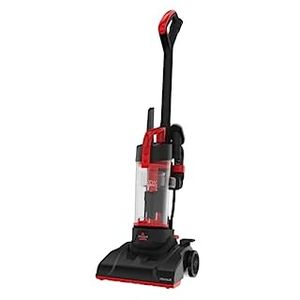 lot 9296 image: BISSELL CleanView Compact Upright Vacuum, Fits In Dorm Rooms & Apartments, Lightweight with Powerful Suction and Removable Extension Wand, 3508, Red,black (B09V5NPHP3) (used)