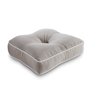 lot 9303 image: La Playa Elite Outdoor Chair Cushion Gray - Terrasol set of 2