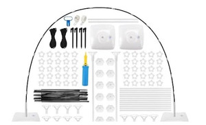 lot 9329 image: Balloon backdrop stand kit