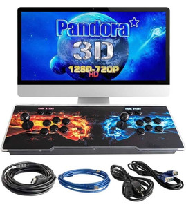 lot 9345 image: E-Sport Box Online Battle Support 3D Arcade Game Console 12000 in 1 with 300 3D Games Classic Arcade HD Video Game Console for 2 Players Can Add 3D Games