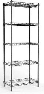 lot 9361 image: 5 tier bathroom storage shelves - similar to ones pictured