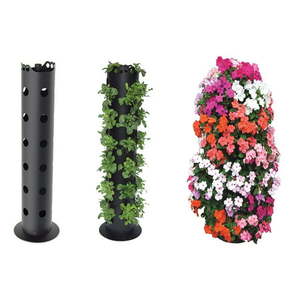 lot 9364 image: Flower Tower Freestanding Planter 3-Feet