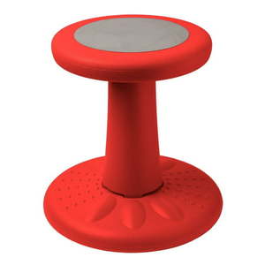 lot 9373 image: Active Kids Chair - Wobble Chair Toddlers, Pre-Schoolers - Age Range 3-7y - Grades K-1-2 - 14 High - Flexible Seating Classroom - Helps ADDADHD - Corrects Posture - Red
