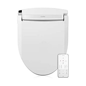 lot 9387 image: Brondell Swash Electronic Bidet Toilet Seat LE99, Fits Elongated Toilets, White �� Lite-Touch Remote, Warm Air Dryer, Strong Wash Mode, Stainless-Steel Nozzle, Saved User Settings & Easy Installation (B084TBT8QJ)