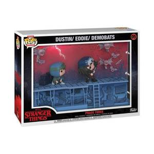 lot 70012 image: Funko POP Moments Deluxe Stranger Things - DustinEddieDemobats Phase Three