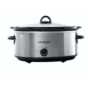 lot 70030 image: Crockpot 7-Quart Slow Cooker Manual Stainless Steel