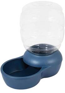 lot 70031 image: Petmate Replendish Gravity Waterer with Microban for Cats and Dogs, 1 Gallon,Blue