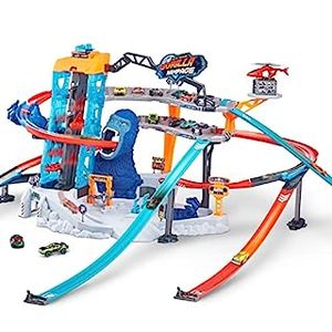 lot 23097 image: Metal Machines Gorilla Rampage Garage Track Set Vehicle Playset with Mini Toy Racing Car by ZURU Cars Play Set Compatible with Other Brands (B08VNRDFDH)