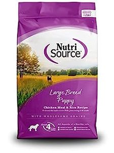 lot 23125 image: Null-NutriSource Large Breed Puppy Chicken and Rice Dry Dog Food, 15 Lb