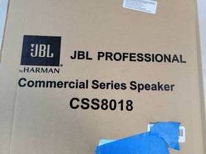 lot 61003 image: JBL Professional CSS8018 Commercial Series 10-Watt Ceiling Speaker, 8-Inch, White