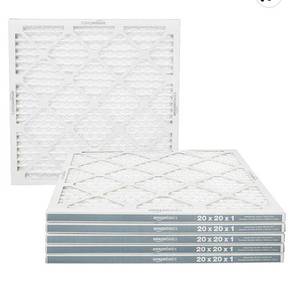 lot 61023 image: Amazon Basics Merv 11 AC Furnace Air Filter - 20 x 20 x 1, 6-Pack