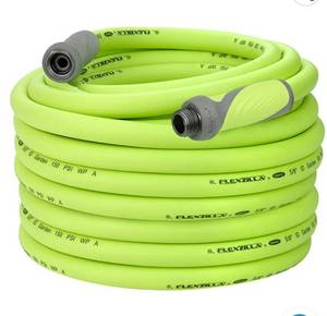 lot 61029 image: Flexzilla Garden Hose with SwivelGrip, 58 in. x 100 ft., Heavy Duty, Lightweight, Drinking Water Safe, ZillaGreen