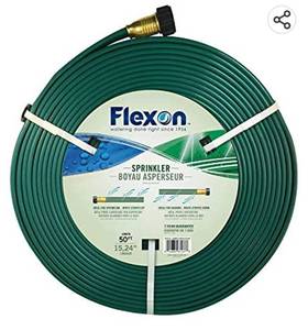 lot 61063 image: Flexon 50-Foot Three Tube Sprinkler Hose FS50