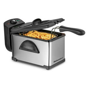 lot 61071 image: Elite Gourmet Stainless Steel 2Qt. Immersion Deep Fryer