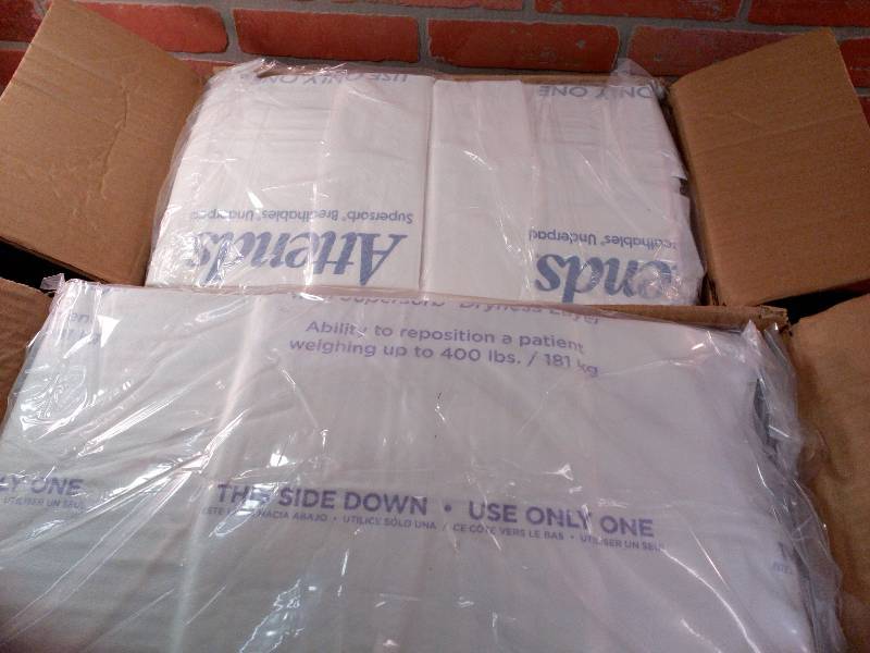 lot 34 image: Attends Incontinence Care Breathable Under Pads