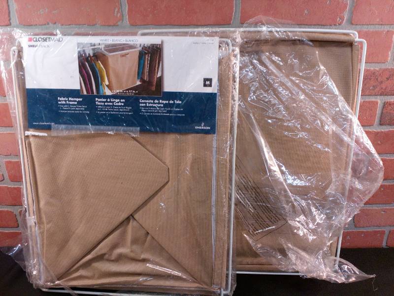 lot 61 image: Closet Maid Fabric Hamper w Frame
