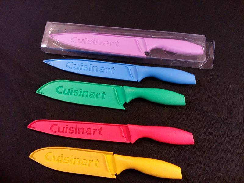 lot 65 image: Cuisinart Advantage Ceramic Coated Knife Set