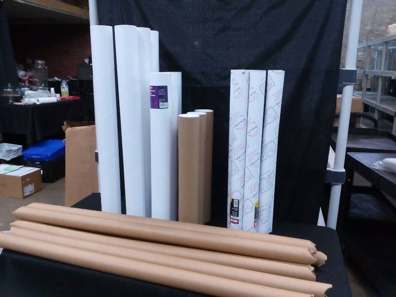 lot 84 image: Mailing Tubes in Assorted Sizes