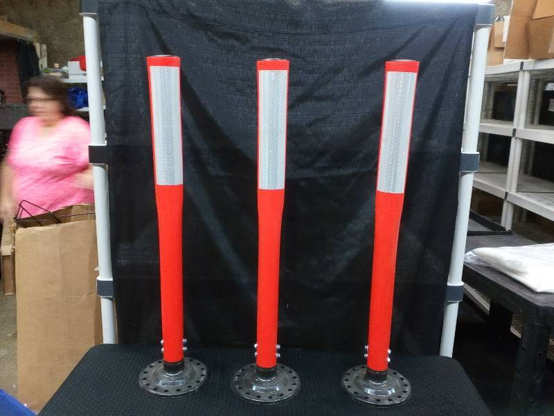 lot 96 image: Traffic Tubular Posts Mountable