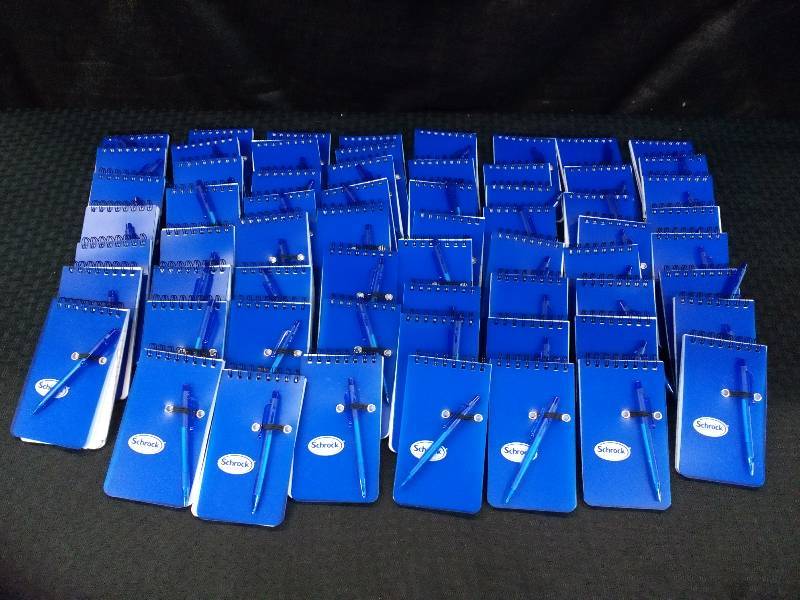lot 102 image: Small Notebooks with Pens