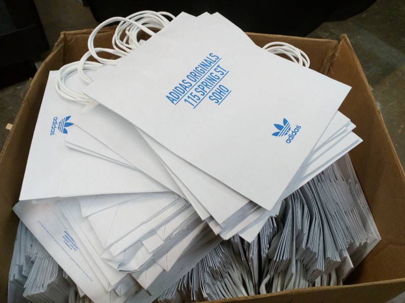 lot 114 image: Adidas Originals Shopping Bags