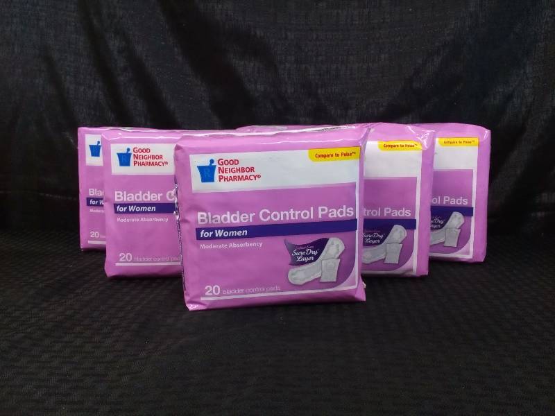 lot 124 image: Good Neighbor Parmacy Bladder Control Pads for Women