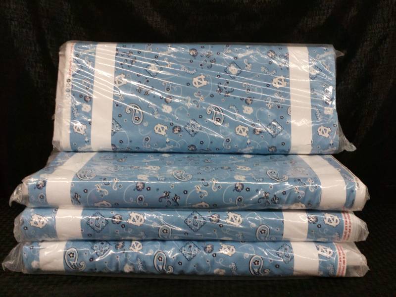lot 152 image: University of North Carolina at Chapel Hill Bandana Cotton Fabric