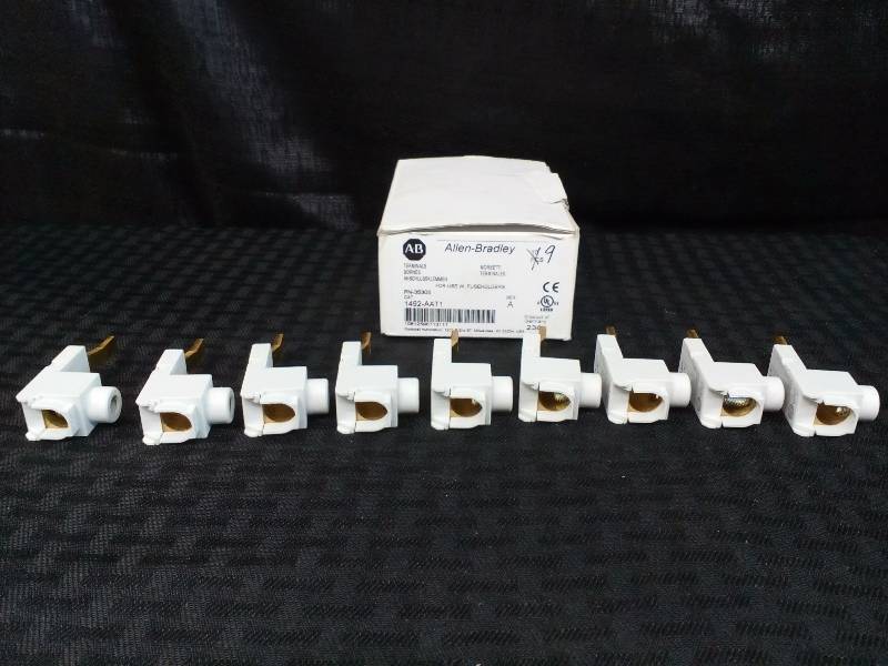lot 187 image: Allen Bradley Connectors Circuit Breakers Bus Bar Terminals