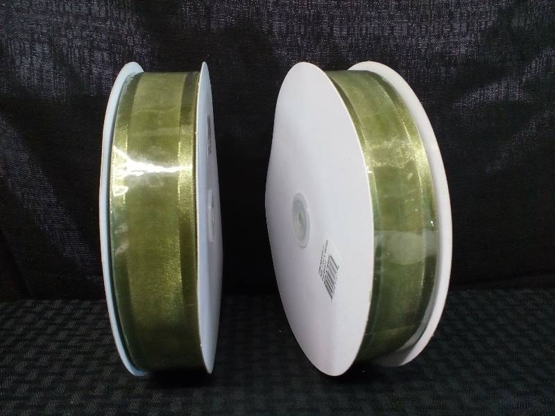 lot 205 image: Organza Satin Edge Ribbon