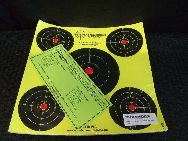 lot 227 image: Splatterburst Target Bullseyes