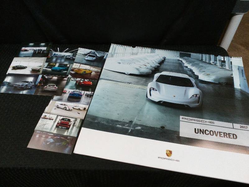lot 251 image: Porsche Genuine OEM 2017 Calendar Uncovered With Postcards