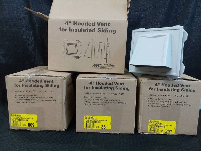 lot 265 image: Hooded Vents for Insulating Siding