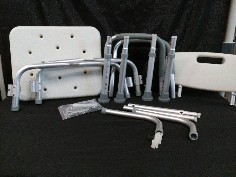 lot 273 image: Medical Shower Bath Chair with Adjustable Bench Stool Seat