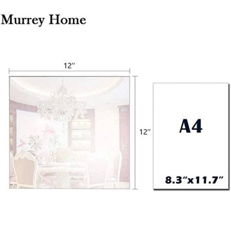 Murrey Home Gym Mirrors 12 Square Wall Mounted Mirror, Frameless Mirror  Tiles for Wall Ceiling Candle Tray Wedding Centerpieces for Table, Set of  12