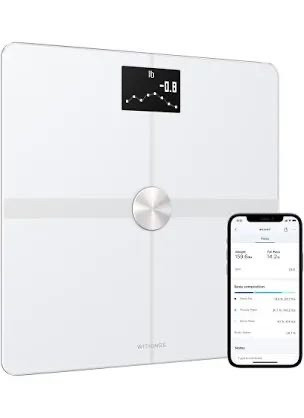 WITHINGS Body+ Wi-Fi Smart Scale w/ BMI Water Fat Muscle & Bone