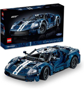 lot 17603 image: LEGO Technic 2022 Ford GT 42154 Car Model Kit for Adults to Build, Collectible Set for Fathers Day, 112 Scale Supercar with Authentic Features, Gift Idea That Fuels Creativity and Imagination Retail $120