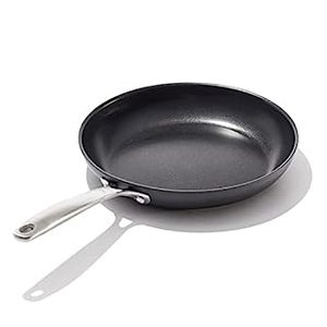 lot 17614 image: OXO Good Grips Pro 10 Frying Pan Skillet, 3-Layered German Engineered Nonstick Coating, Stainless Steel Handle, Dishwasher Safe, Oven Safe, Black (B00PCI71TS)