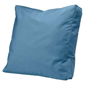 lot 17661 image: Classic Accessories Ravenna 23 x 20 Blue Square Loveseat Outdoor Seating Cushion with Water Resistant