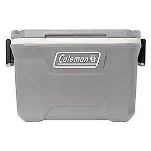 lot 17678 image: Coleman 316 Series Insulated Portable Cooler with Heavy Duty Latches, Leak-Proof Outdoor High Capacity Hard Cooler, Keeps Ice for up to 5 Days (B07XMMB6SG) Retail $70