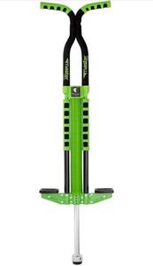 lot 17686 image: Flybar Master Pogo Stick for Kids, Ages 9, 80 to 160 Pounds, Easy Grip Handles, Anti-Slip Pegs, Outdoor Toys for Boys, Jumper Toys for Girls, Outside Toys for Kids, Tweens and Teens (Green)